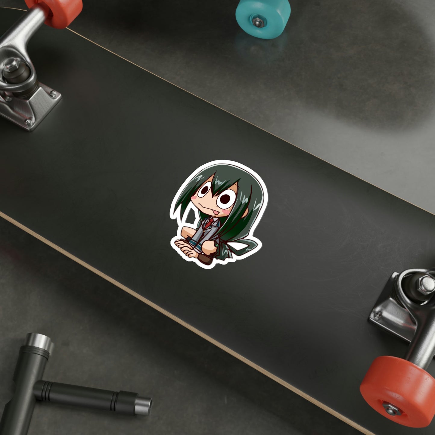 Chibi Asui Tsuyu My Hero Academia MHA Waterproof Sticker - Weatherproof Vinyl Car Decal