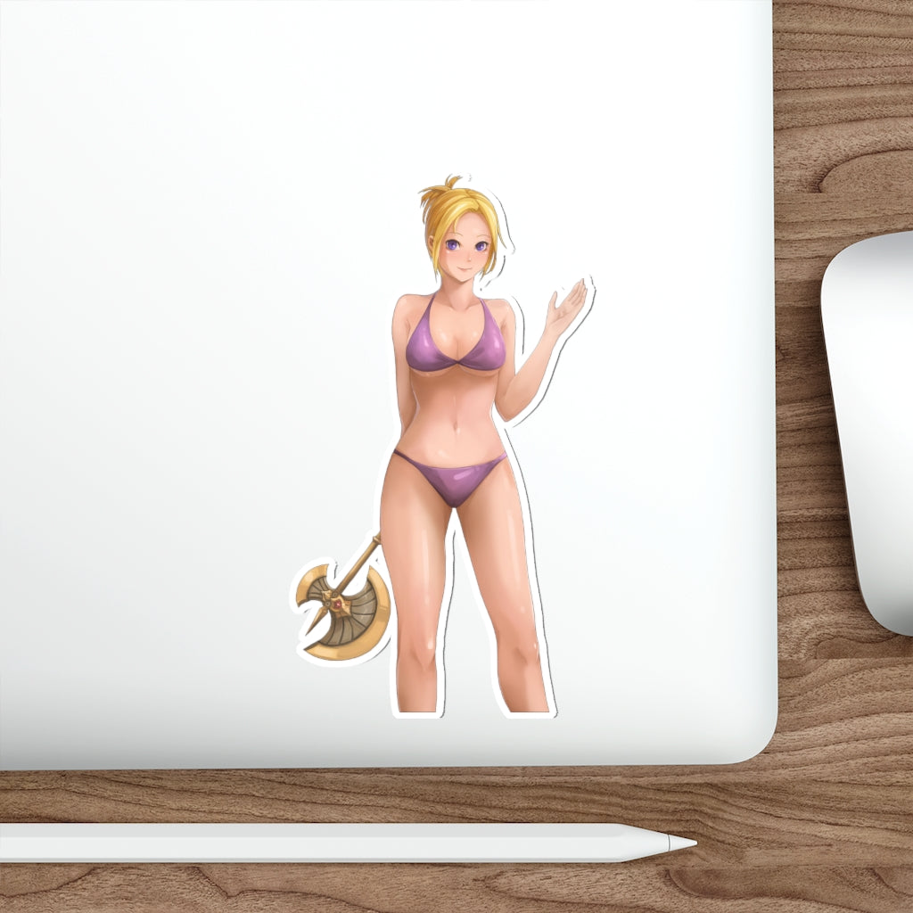 Diablo Sexy Bikini Enchantress Waterproof Sticker - Ecchi Vinyl Decal