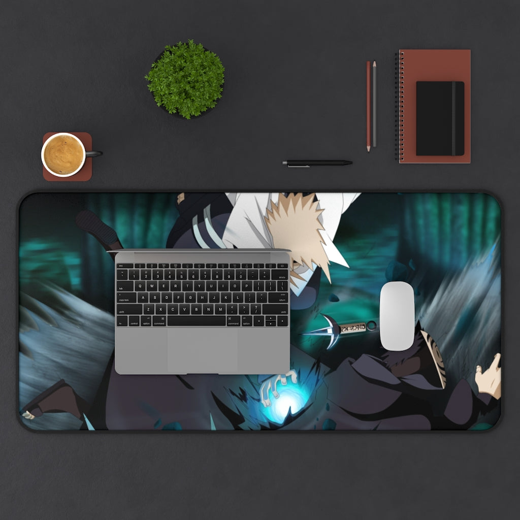 Naruto Anime Mouse Pad / Desk Mat - Minato & Obito - The Mouse Pads Ninja Home Decor