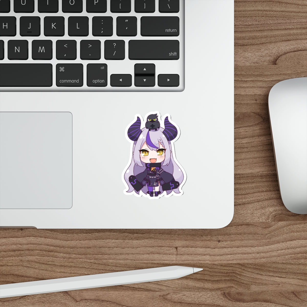 Chibi La Darknesss Hololive Waterproof Sticker - Weatherproof Vinyl Car Decal