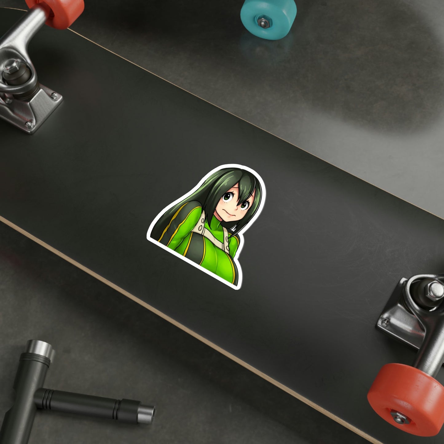 Cute Froppy My Hero Academia Peeker Waterproof Sticker - Weatherproof Vinyl Car Decal