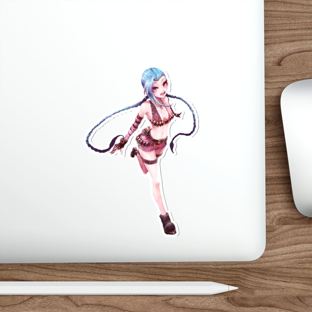 Arcane Kawaii Jinx Waterproof Sticker - League of Legends Decal