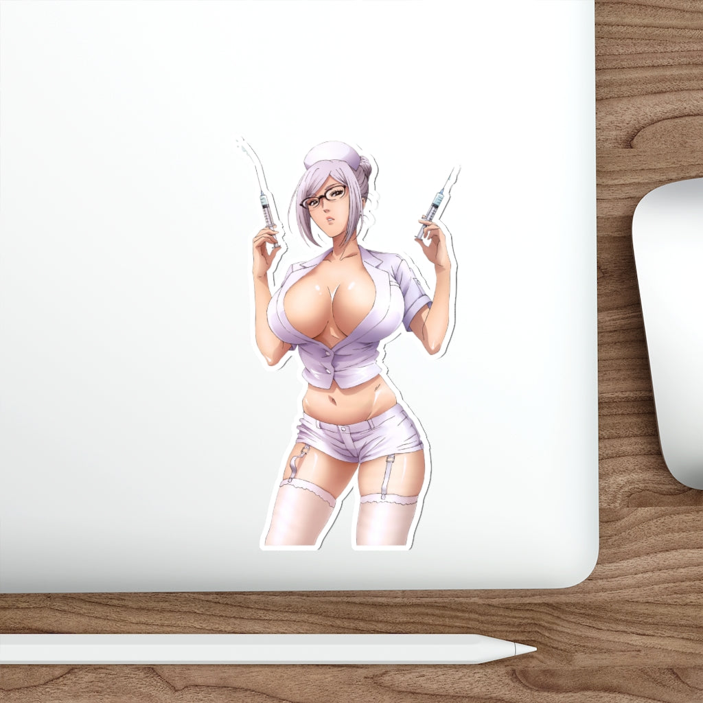 Sexy Nurse Meiko Shiraki Prison School Waterproof Sticker - Ecchi Vinyl Decal