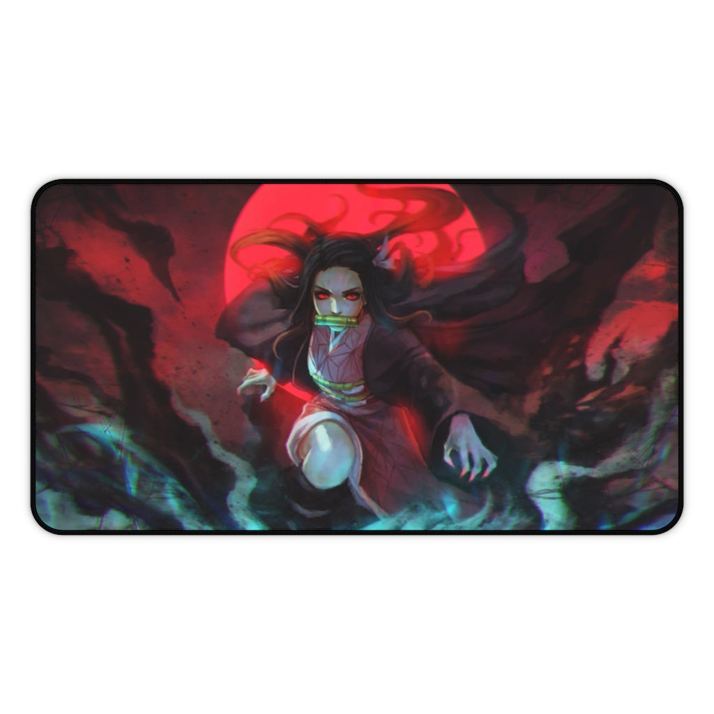 Demon Slayer Mouse pad Anime Large Desk Mat - Nezuko Kamado - The Mouse Pads Ninja 12" × 22" Home Decor