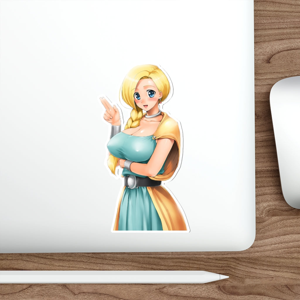 Dragon Quest 5 Sexy Bianca Waterproof Sticker - Ecchi Vinyl Decal