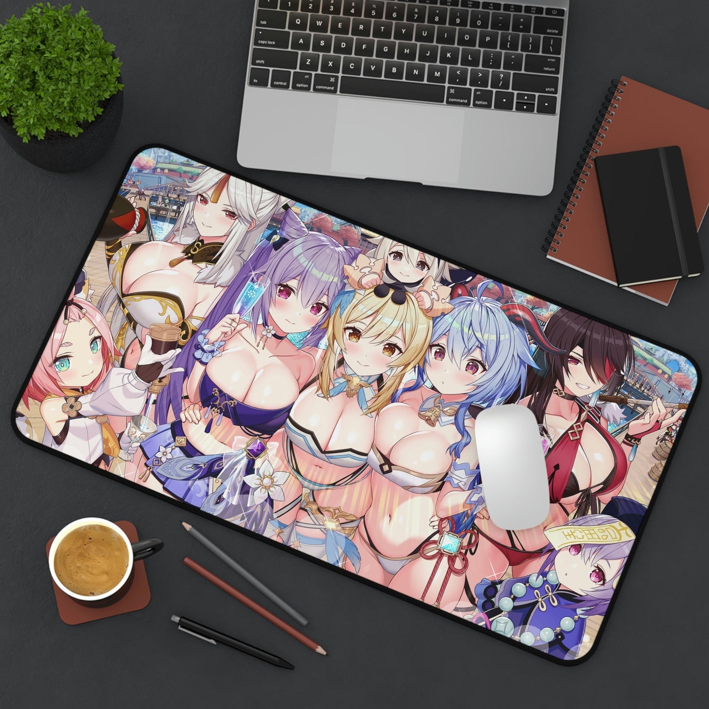 Sexy Genshin Impact Mousepad - Desk Mat - Big Gaming Mouse Pad - Gamer Playmat