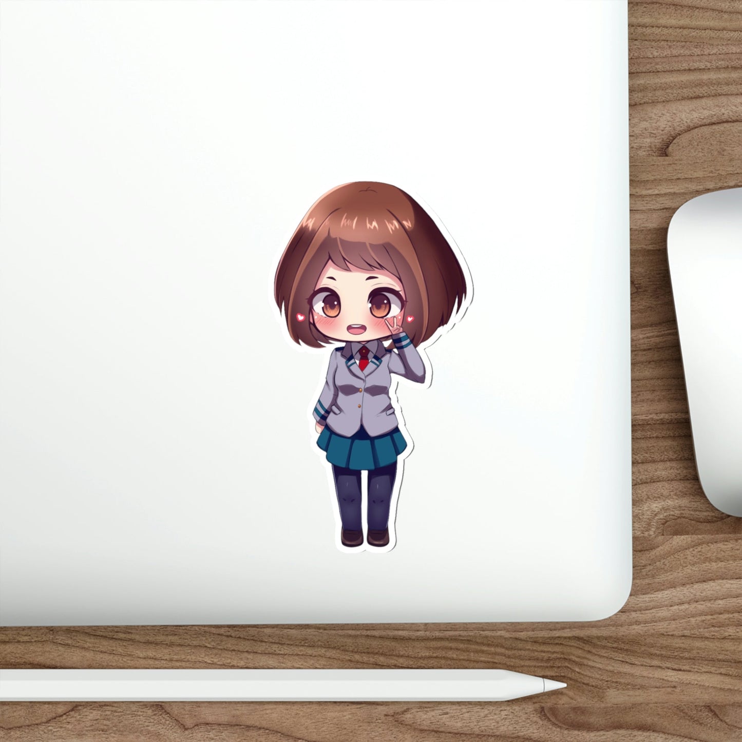 Chibi Uraraka Ochako My Hero Academia MHA Waterproof Sticker - Weatherproof Vinyl Car Decal