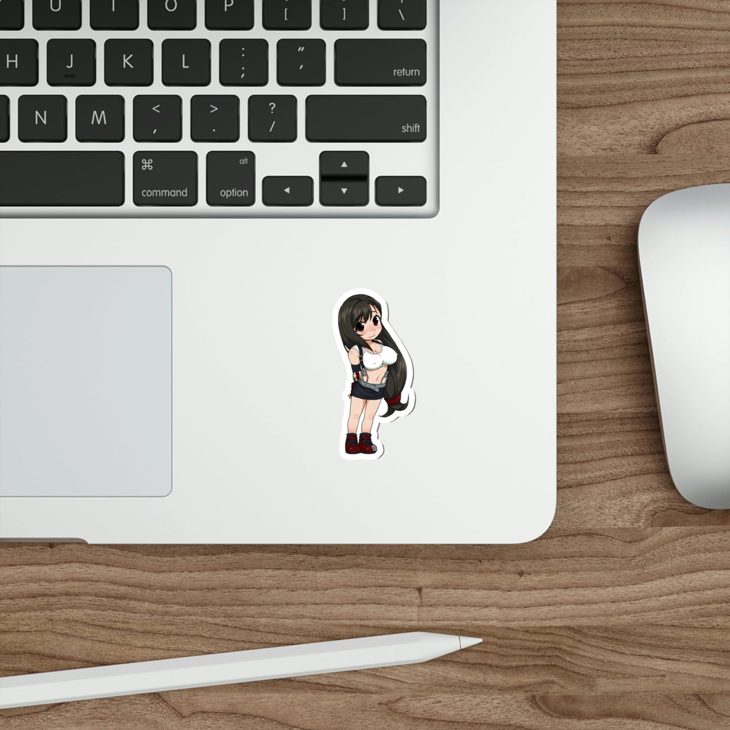 Chibi Sexy Tifa Lockhart Final Fantasy 7 Waterproof Sticker - Weatherproof Vinyl Car Decal