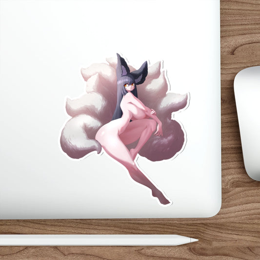 Nude Ahri League of Legends Waterproof Sticker - Ecchi Vinyl Decal