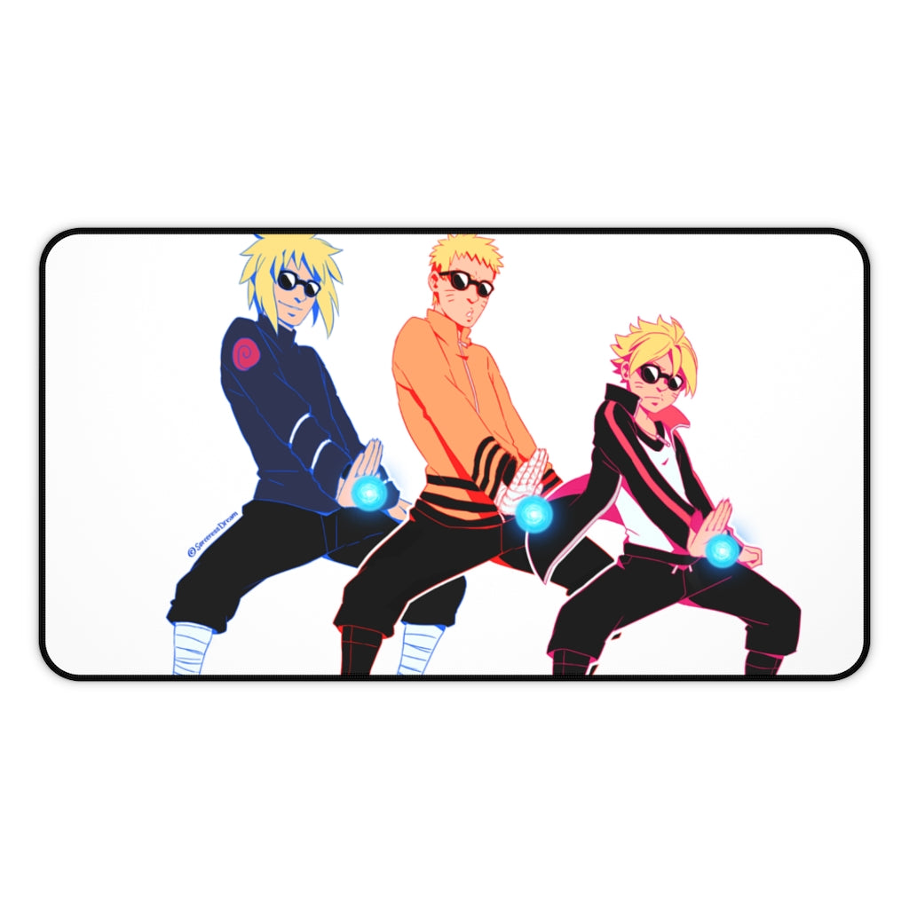 The Rasengan boys - Naruto Shippuden Anime Computer Mouse Pad / Desk Mat - The Mouse Pads Ninja 12" × 22" Home Decor