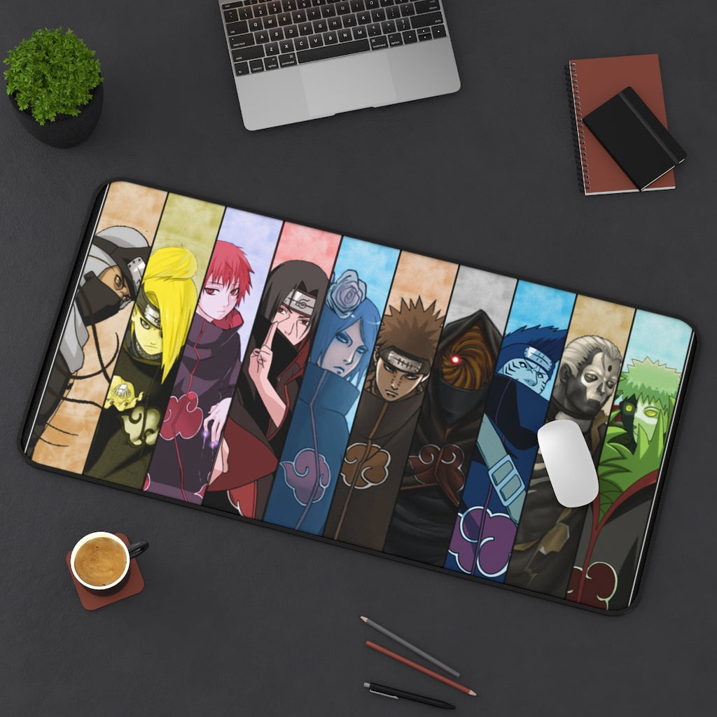 Akatsuki Squad - Naruto Computer Mouse Pad / Desk Mat - The Mouse Pads Ninja 31" × 15.5" Home Decor