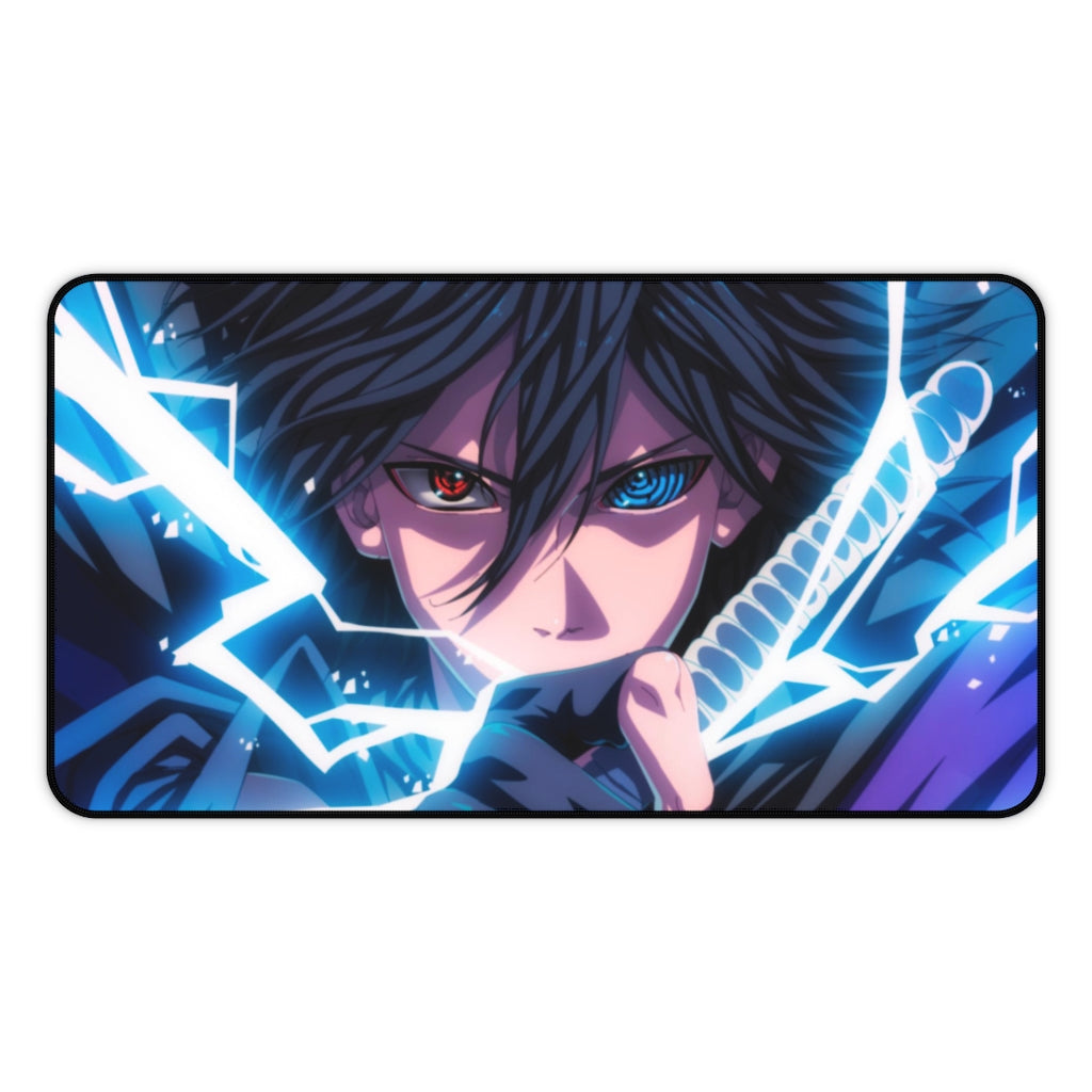 Desk Naruto Anime Mouse Pad / Desk Mat - Sasuke Uchiha