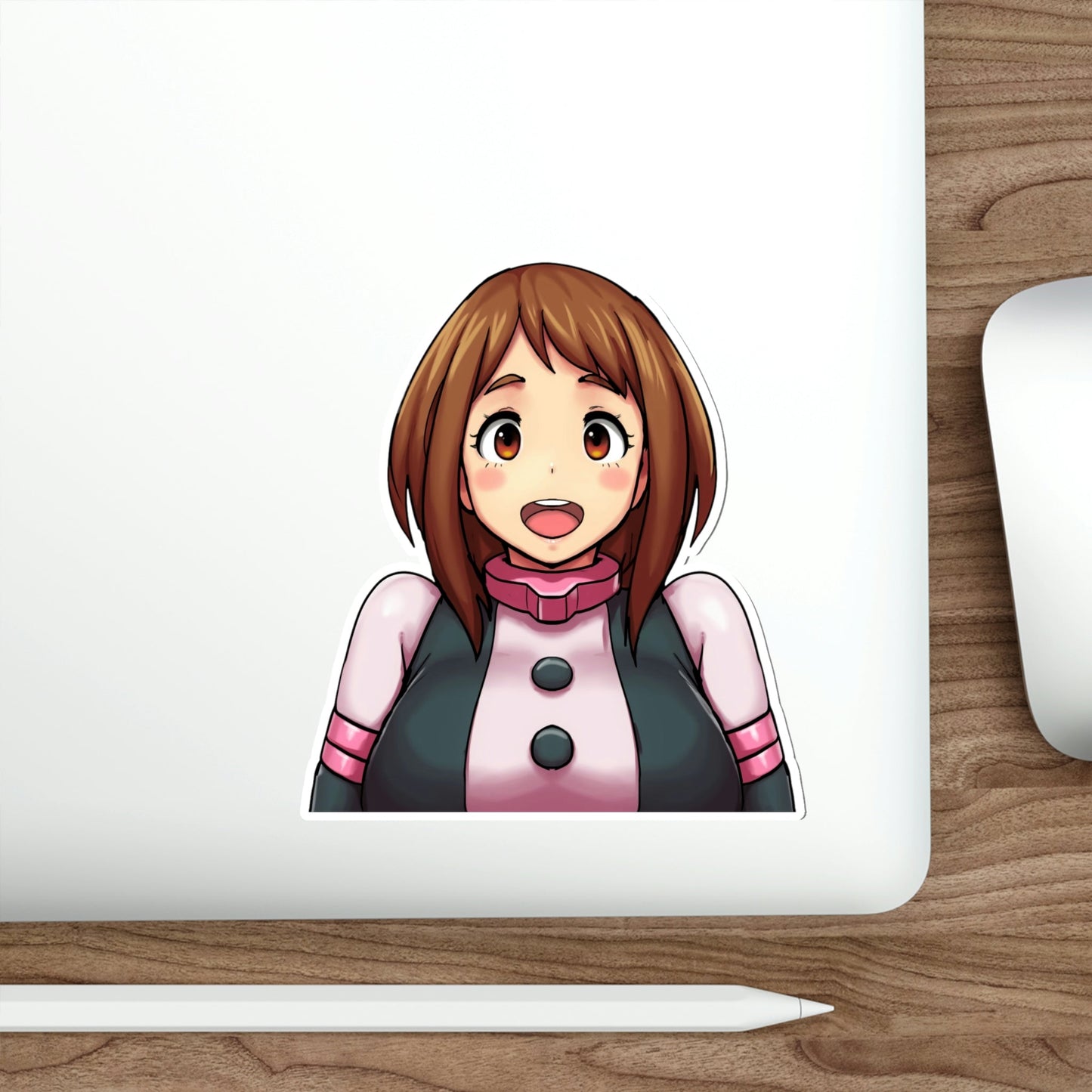 Cute Ochako My Hero Academia Peeker Waterproof Sticker - Weatherproof Vinyl Car Decal