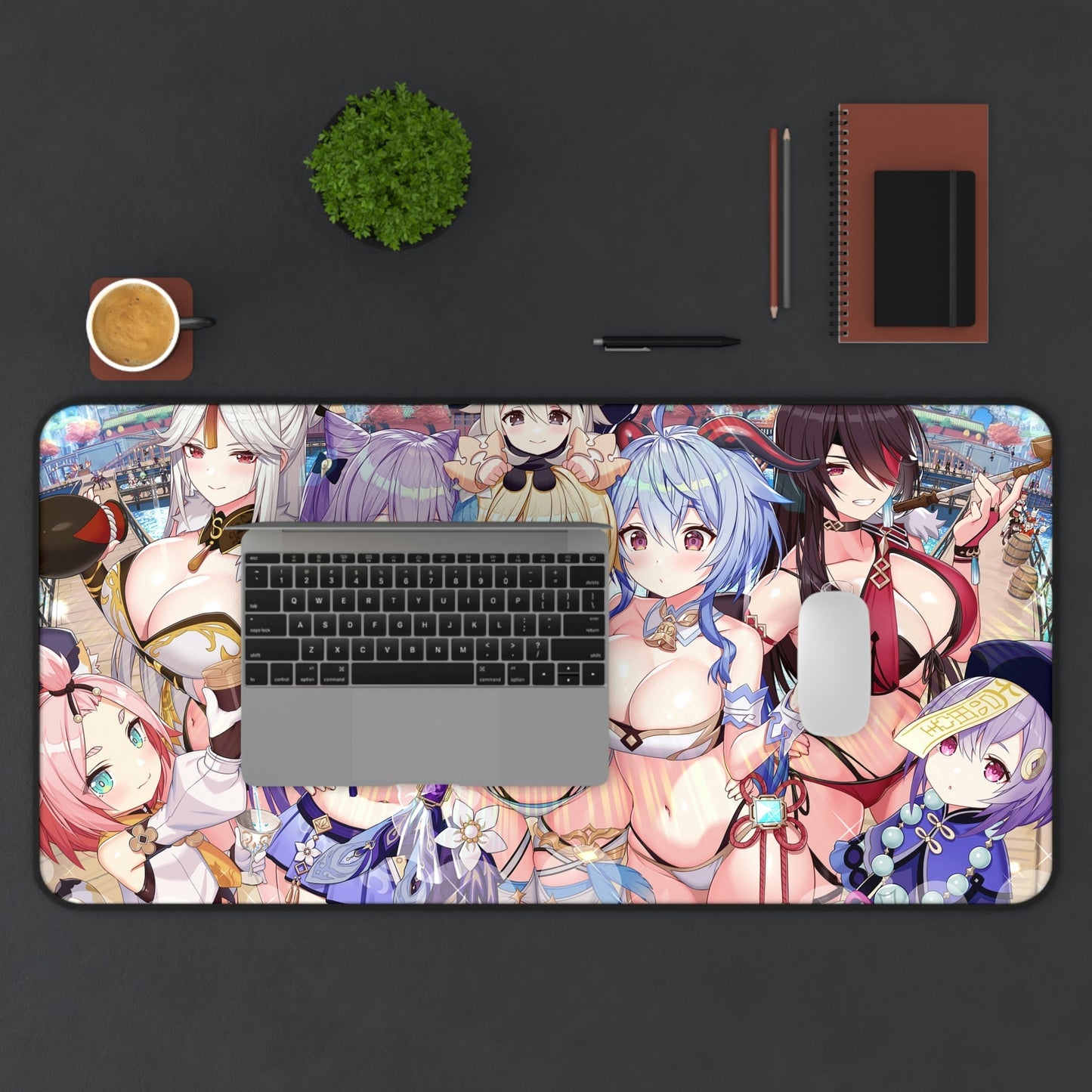 Sexy Genshin Impact Mousepad - Desk Mat - Big Gaming Mouse Pad - Gamer Playmat