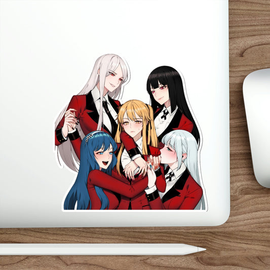 Kakegurui Compulsive Gambler Waifus Waterproof Sticker - Weatherproof Vinyl Car Decal