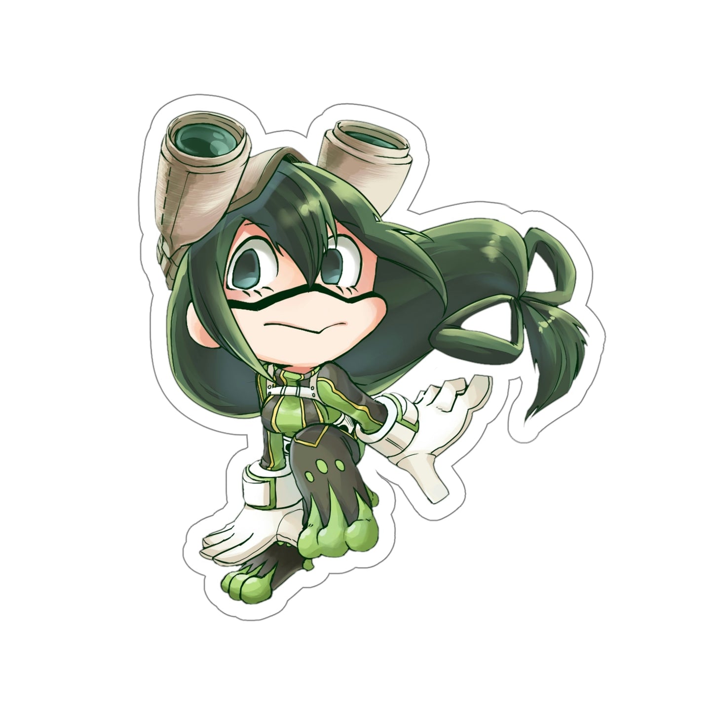 Chibi Froppy My Hero Academia MHA Waterproof Sticker - Weatherproof Vinyl Car Decal