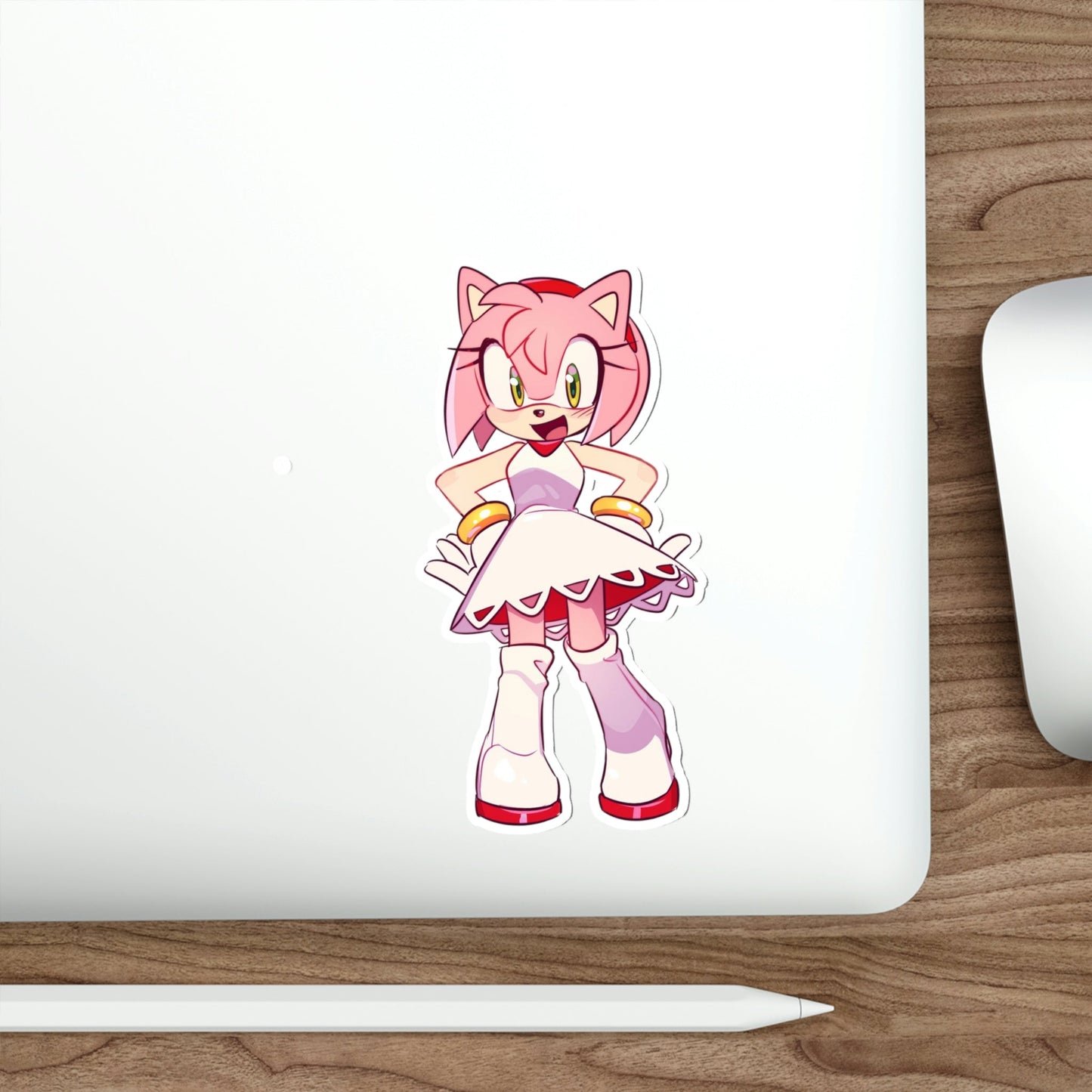 Amy Rose Sonic Waterproof Sticker - Weatherproof Vinyl Car Decal