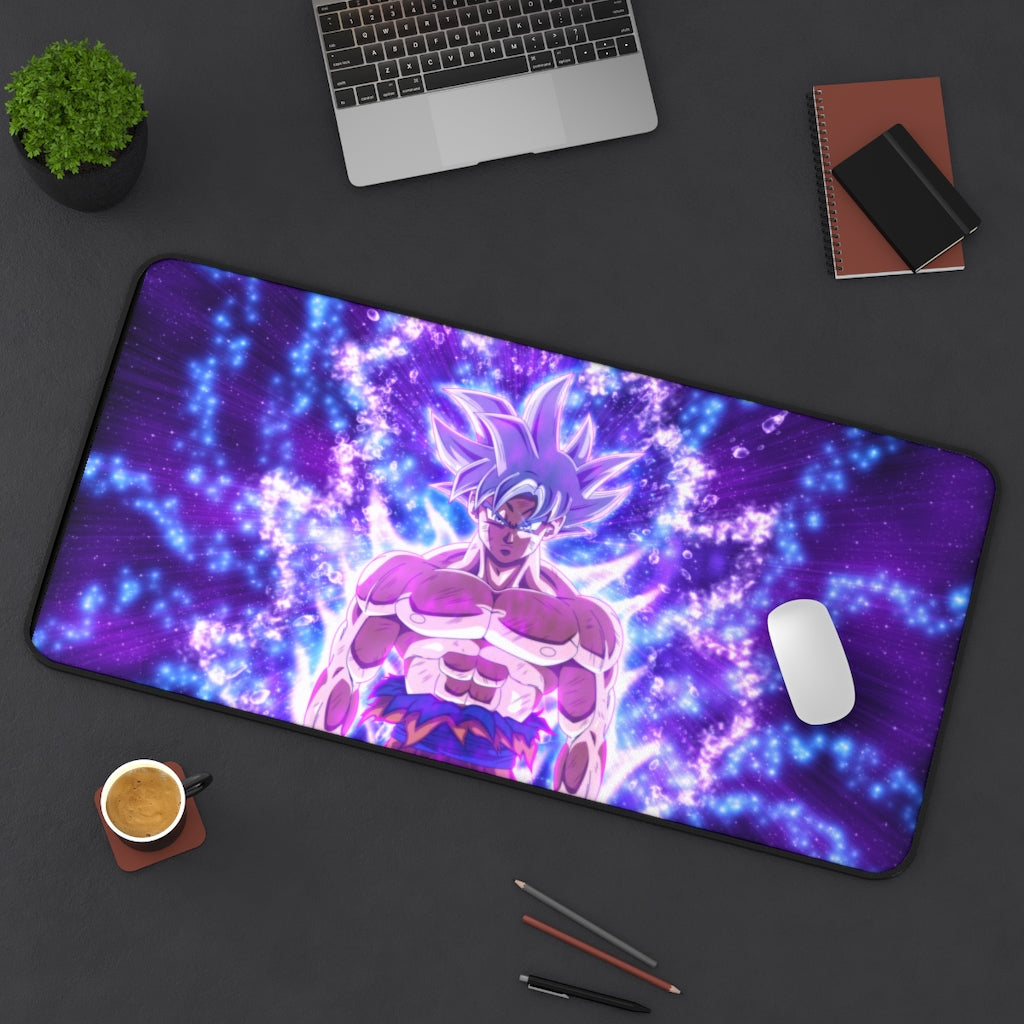 Dragon Ball Anime Mouse pad /Desk Mat - Ultra instinct Goku ( Full Mode ) - The Mouse Pads Ninja 31" × 15.5" Home Decor