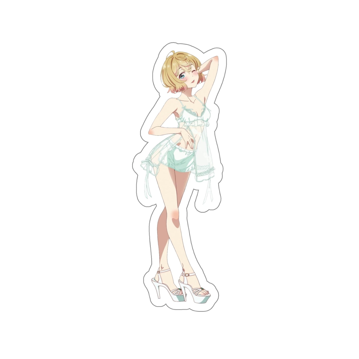 Sexy Lingerie Mami Nanami Rent a Girlfriend Waterproof Sticker - Weatherproof Vinyl Car Decal