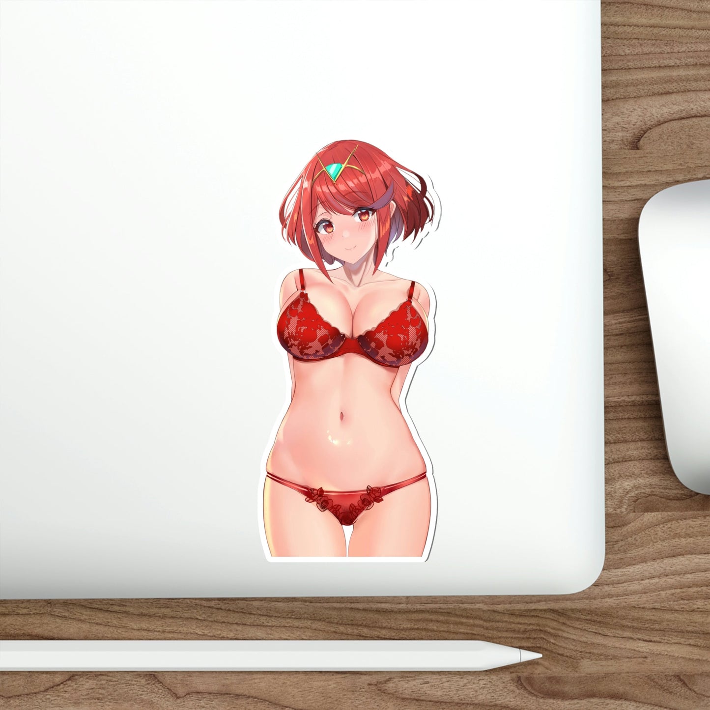 Xenoblade Pyra Lingerie Waterproof Sticker - Ecchi Vinyl Decal