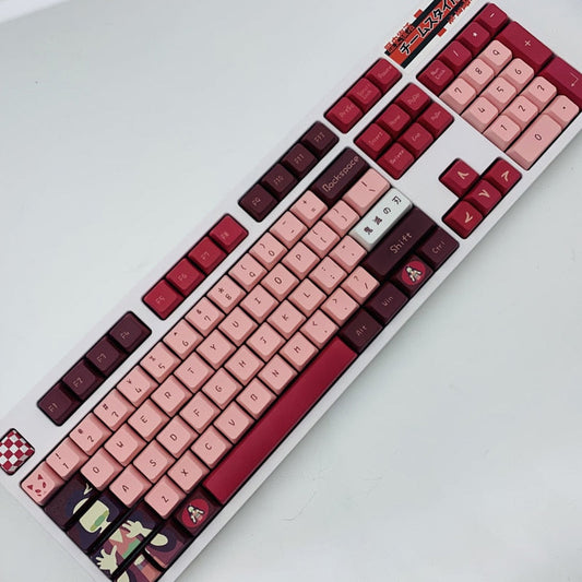 Demon slayer Keycaps - 117 Keys Anime Keycaps - XDA Profile PBT Dye ( For MX Switch 61/68/87/104/108 and other mechanical keyboard )