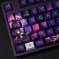 Genshin Impact 108 Key Caps - Royal Sister Purple Keycaps - PBT Keycap - For 61/87/104/108 Key Keyboard